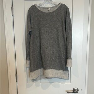mts Light and Dark Gray Knit Crew